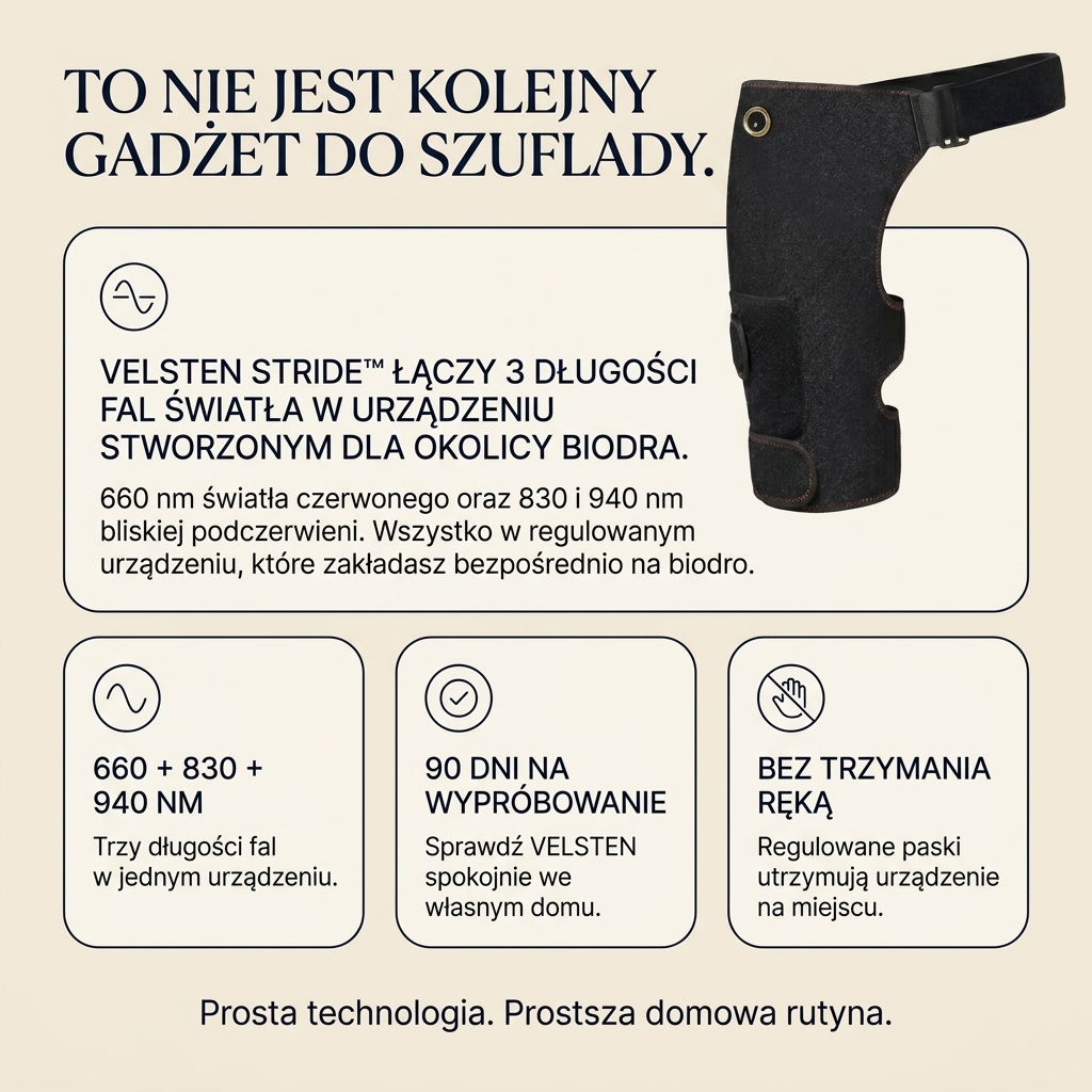 VELSTEN - Domowe wsparcie dla okolicy biodra
