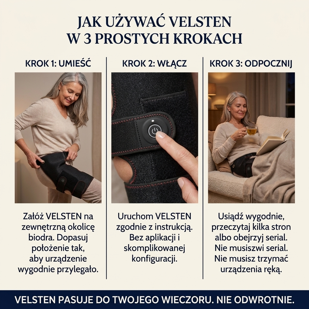 VELSTEN - Domowe wsparcie dla okolicy biodra